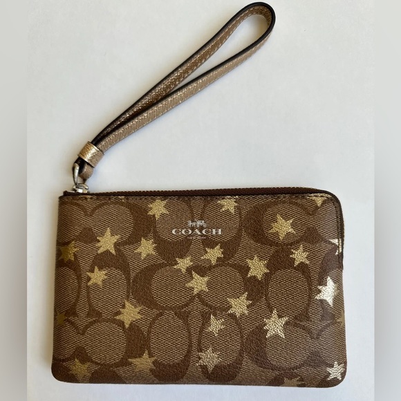 Coach Handbags - Coach│ Wristlet In Signature Pop Star F390…